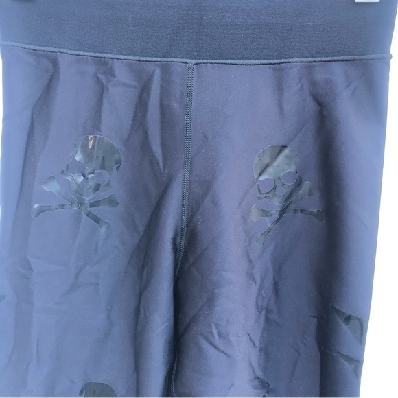 Ultracore x Soulcycle Skull and Lightning Bolt Shiny Ombré Leggings XS - Picture 3 of 8